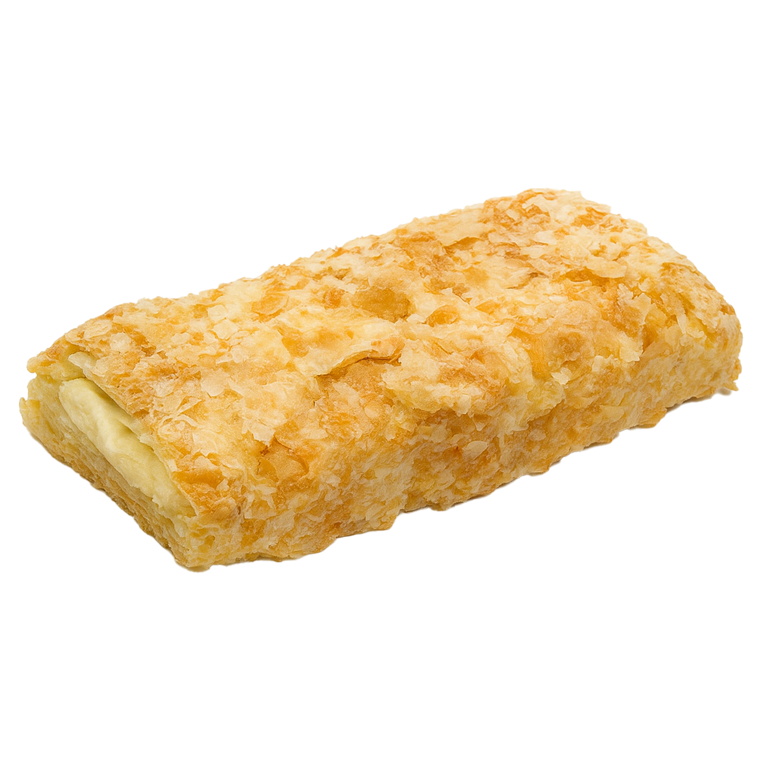 Торт из слоеного теста с кремом "Наполеон"